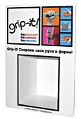 GRIP-картонный диспенсер из картона цельнокроенный самосборный рекламный